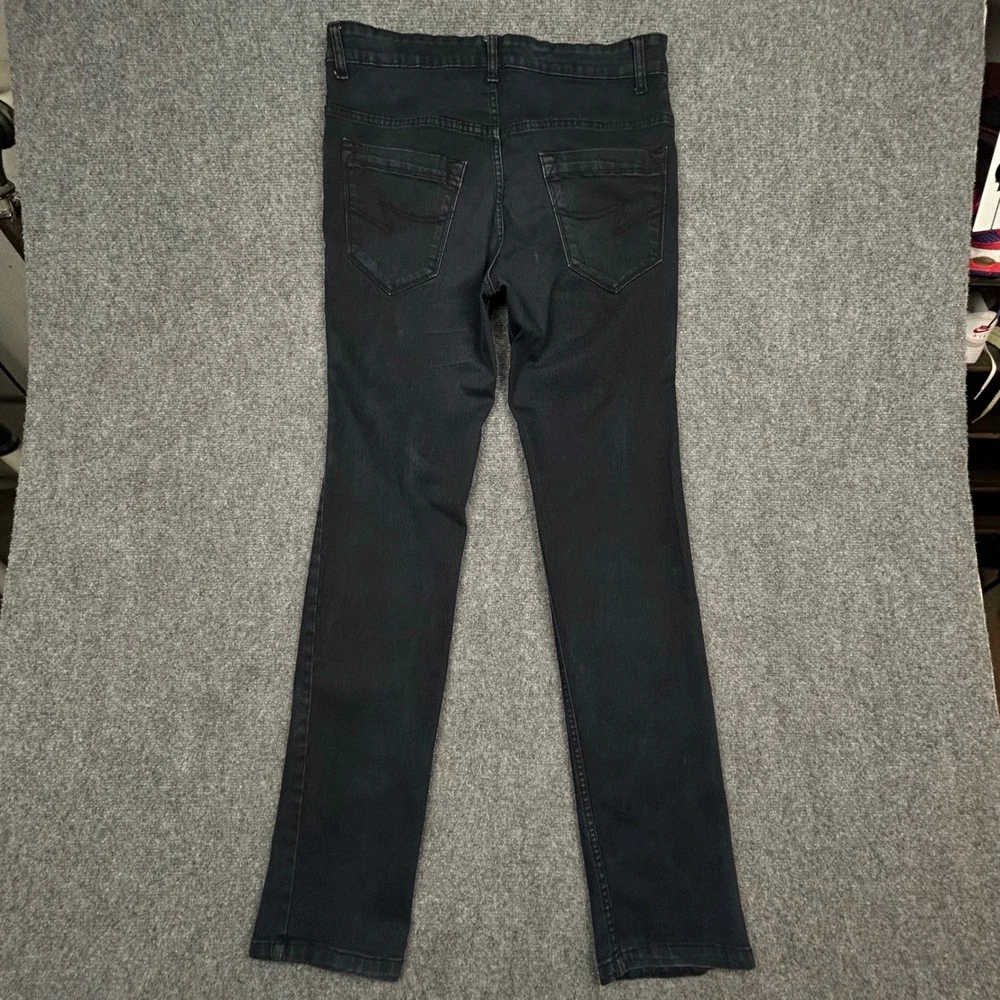 Gucci Slim Fit Jeans Mens 33x31 Dark Wash Black Denim Luxury Italian Designer